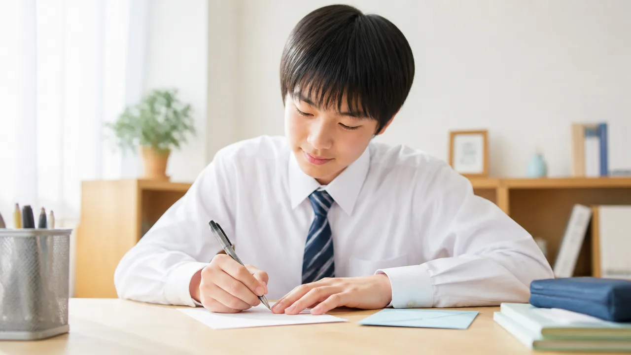 お父さんへの手紙を中学生らしく書くコツと例文集