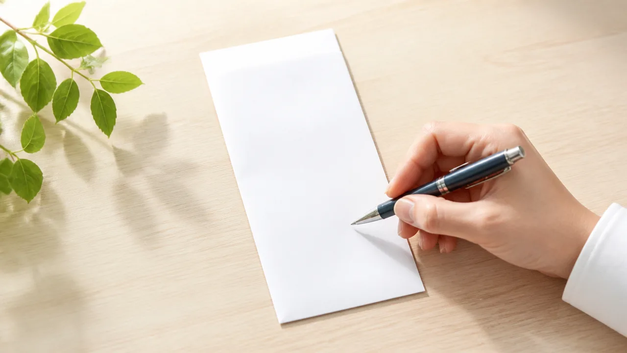 中袋なしの厄祓い・厄払い封筒の書き方|裏面と金額をやさしく解説