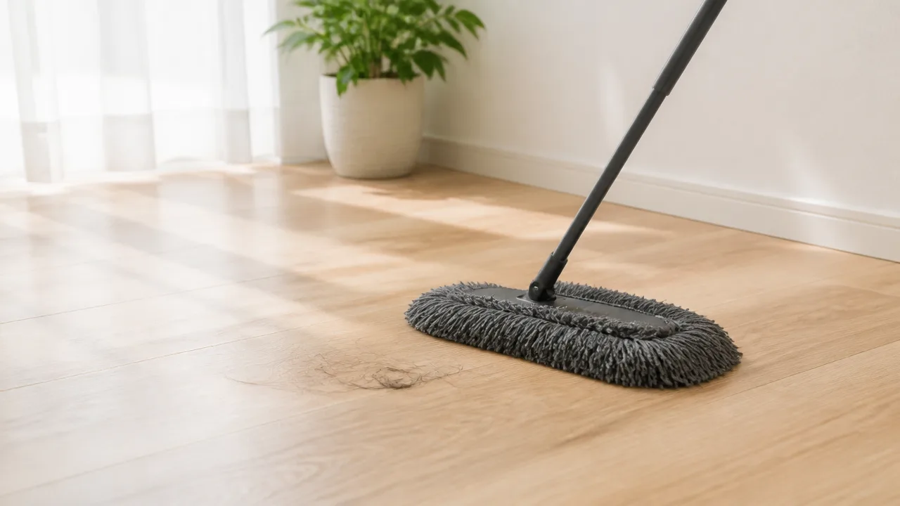 ダスキンのモップで髪の毛が取れない原因は?対処法と上手な使い方