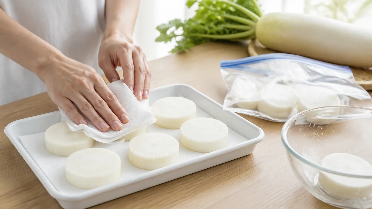 冷凍した大根がぶよぶよになる原因は?食感を守る保存と活用法