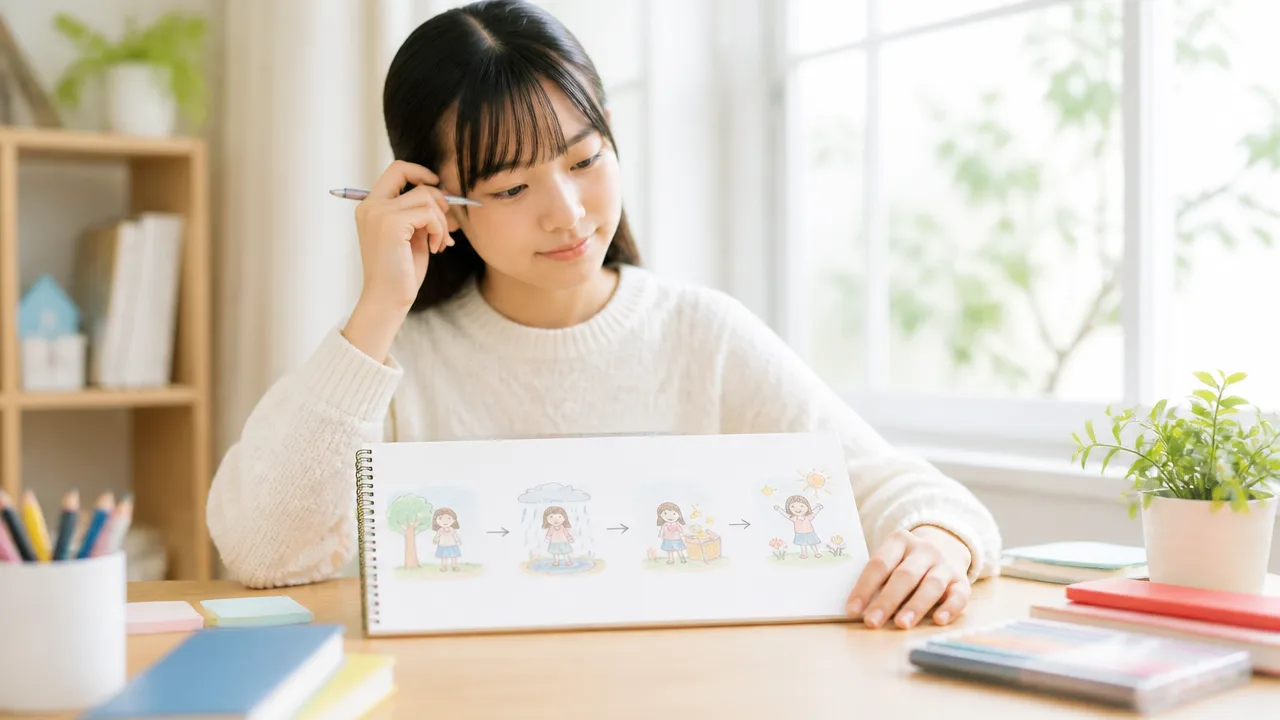 中学生の家庭科に役立つ絵本作りネタと考え方のコツ