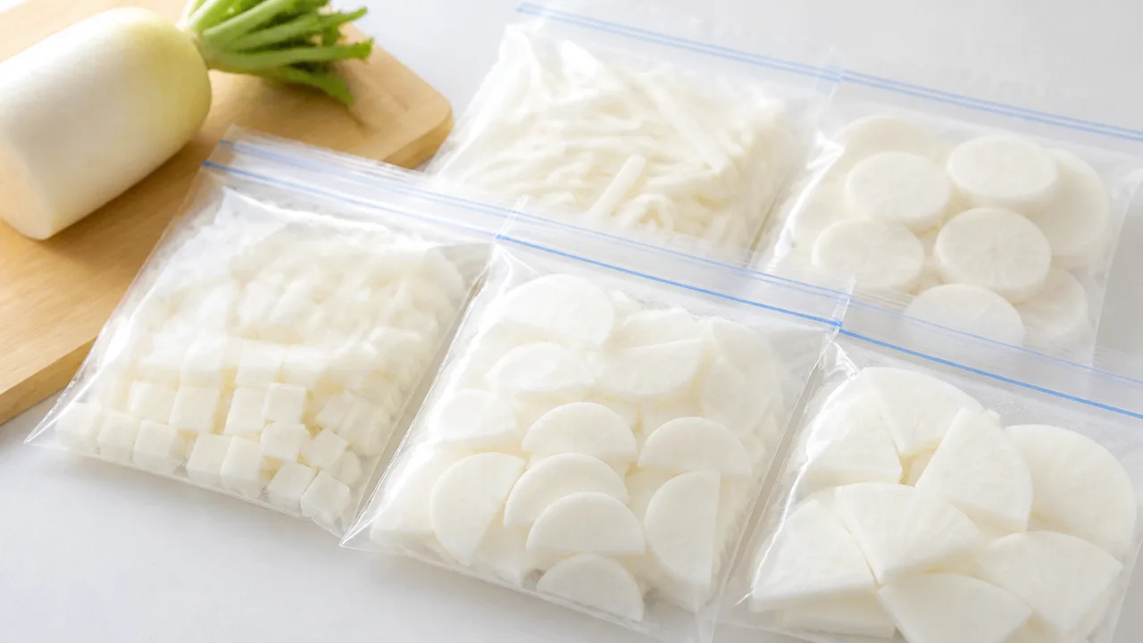 冷凍した大根がぶよぶよになる原因は?食感を守る保存と活用法