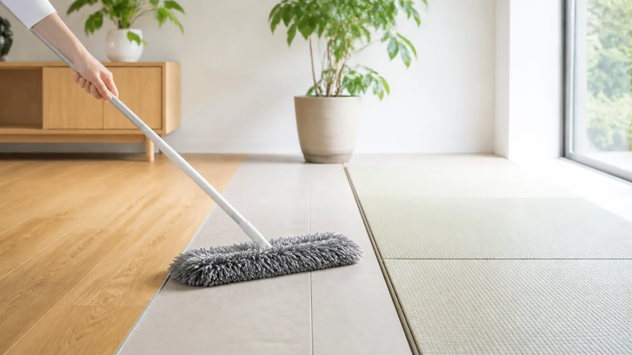 ダスキンのモップで髪の毛が取れない原因は?対処法と上手な使い方