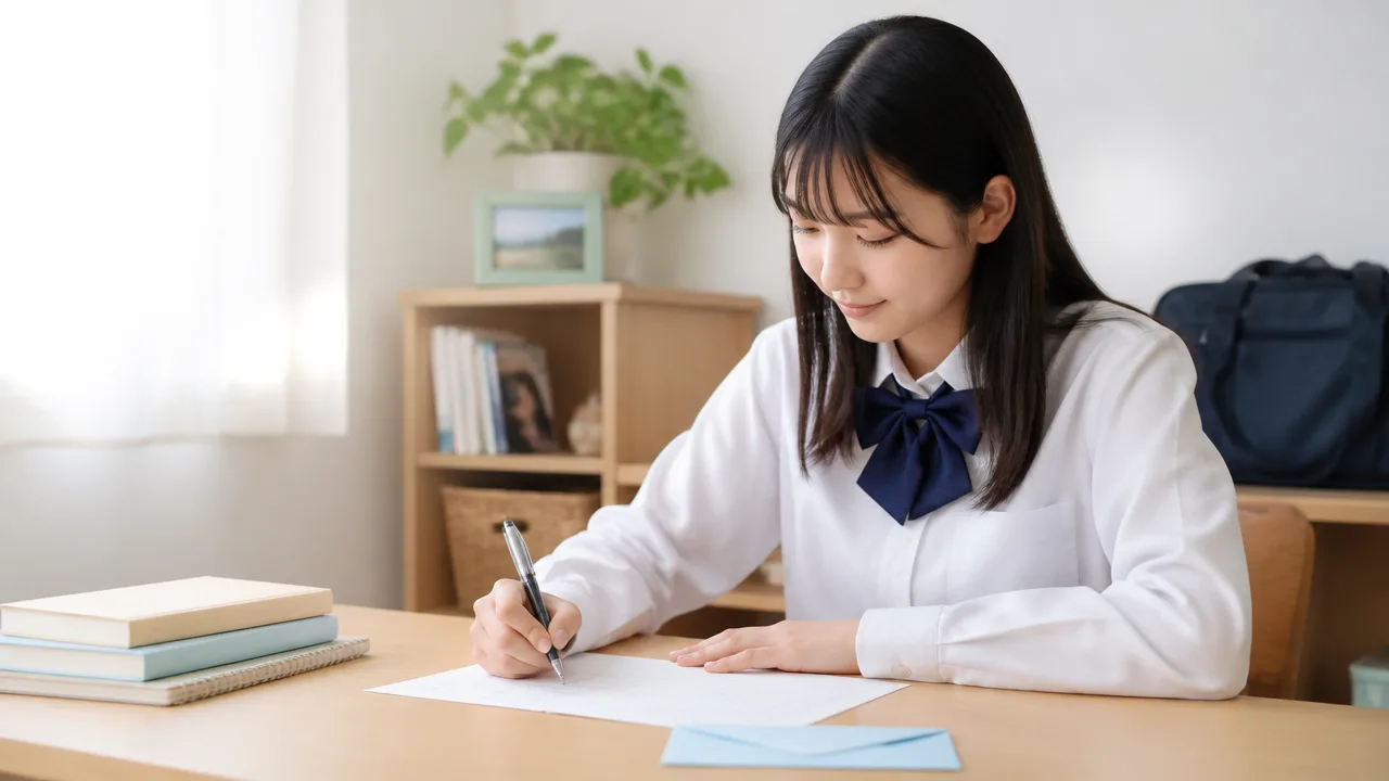 お父さんへの手紙を中学生らしく書くコツと例文集