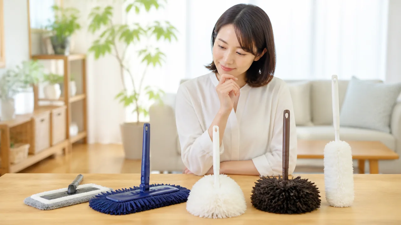ダスキンのモップで髪の毛が取れない原因は?対処法と上手な使い方