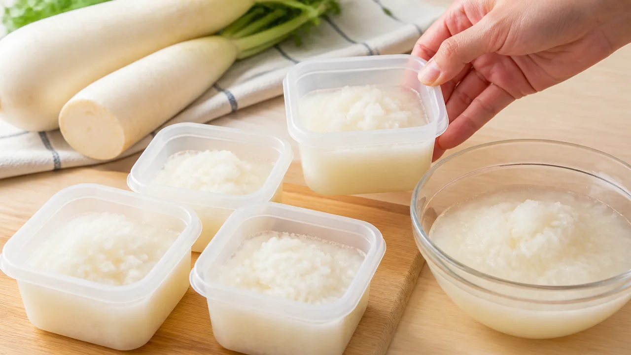冷凍した大根がぶよぶよになる原因は?食感を守る保存と活用法