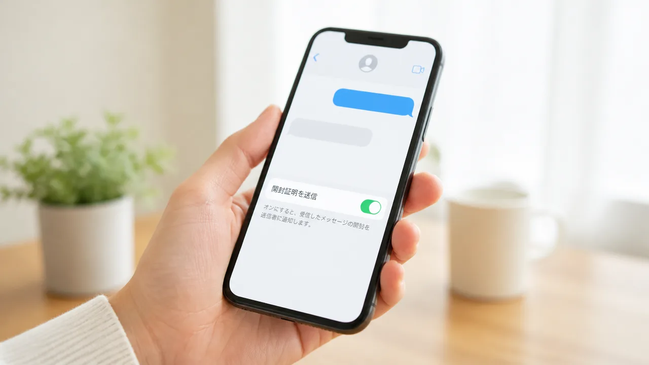 iPhoneのメッセージで開封済みが表示されない原因と対処法