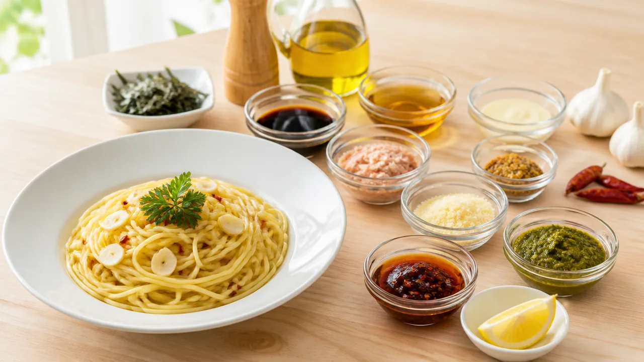 ペペロンチーノの味変に使える調味料12選｜簡単アレンジを紹介