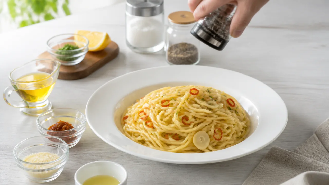 ペペロンチーノの味変に使える調味料12選｜簡単アレンジを紹介