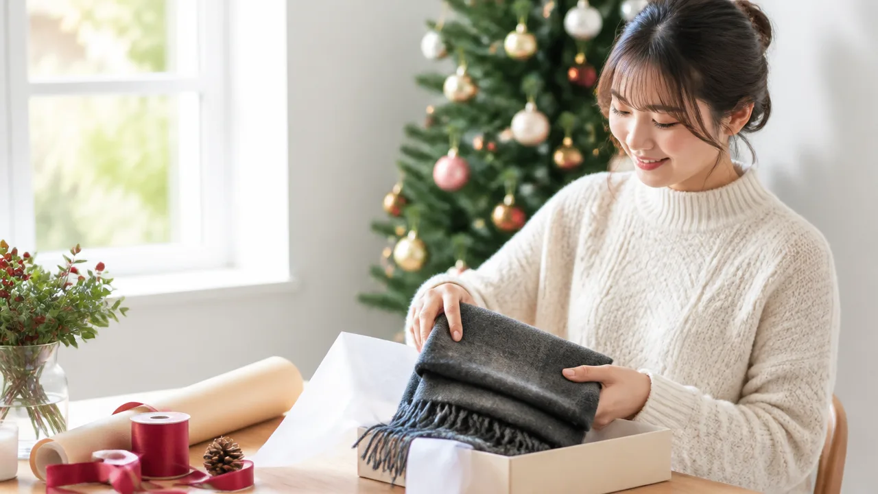マフラーをプレゼントする意味は？女性心理と関係別の受け取り方