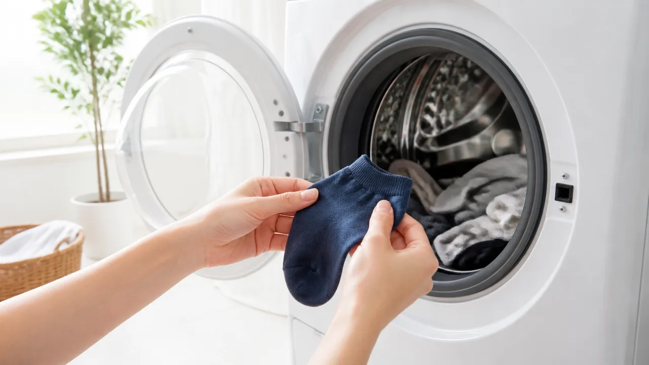 パナソニックドラム式洗濯機で靴下がなくなる原因と対策