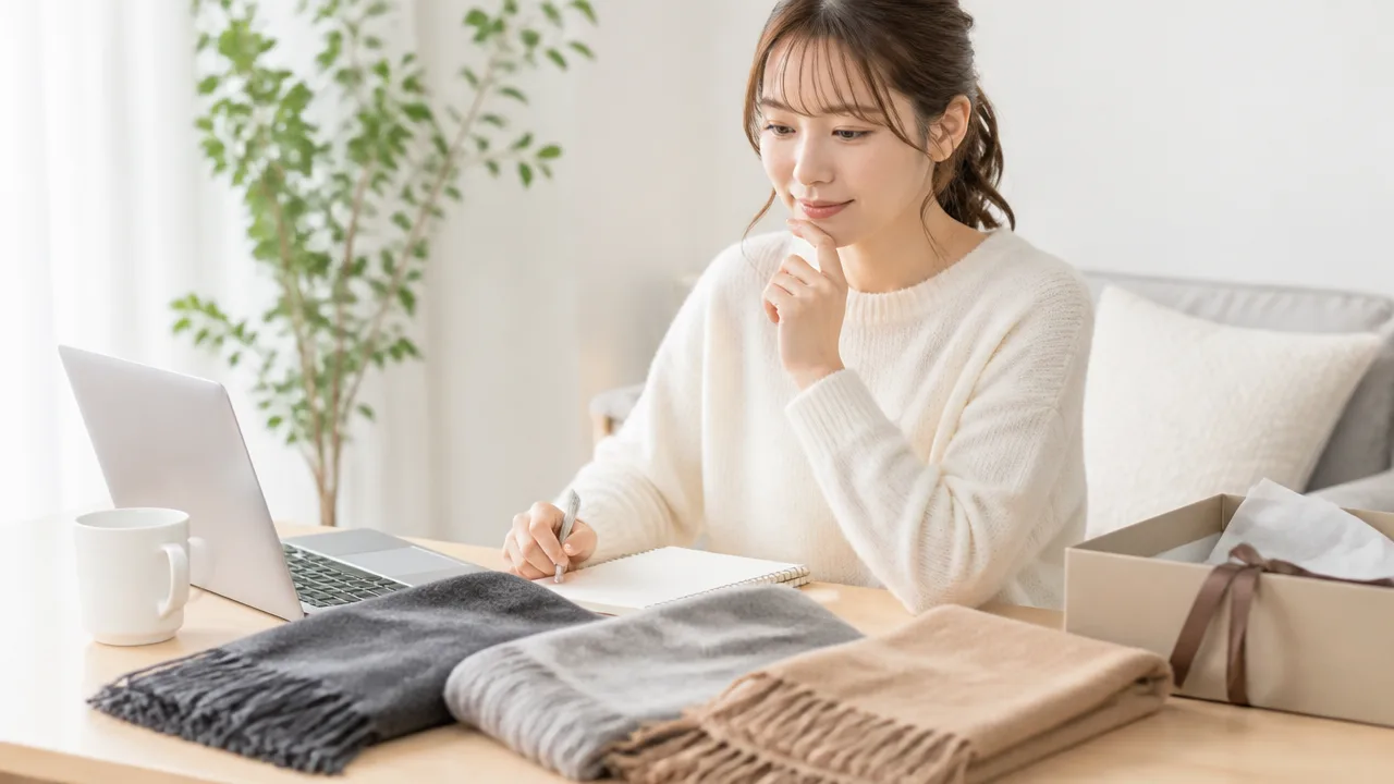マフラーをプレゼントする意味は？女性心理と関係別の受け取り方