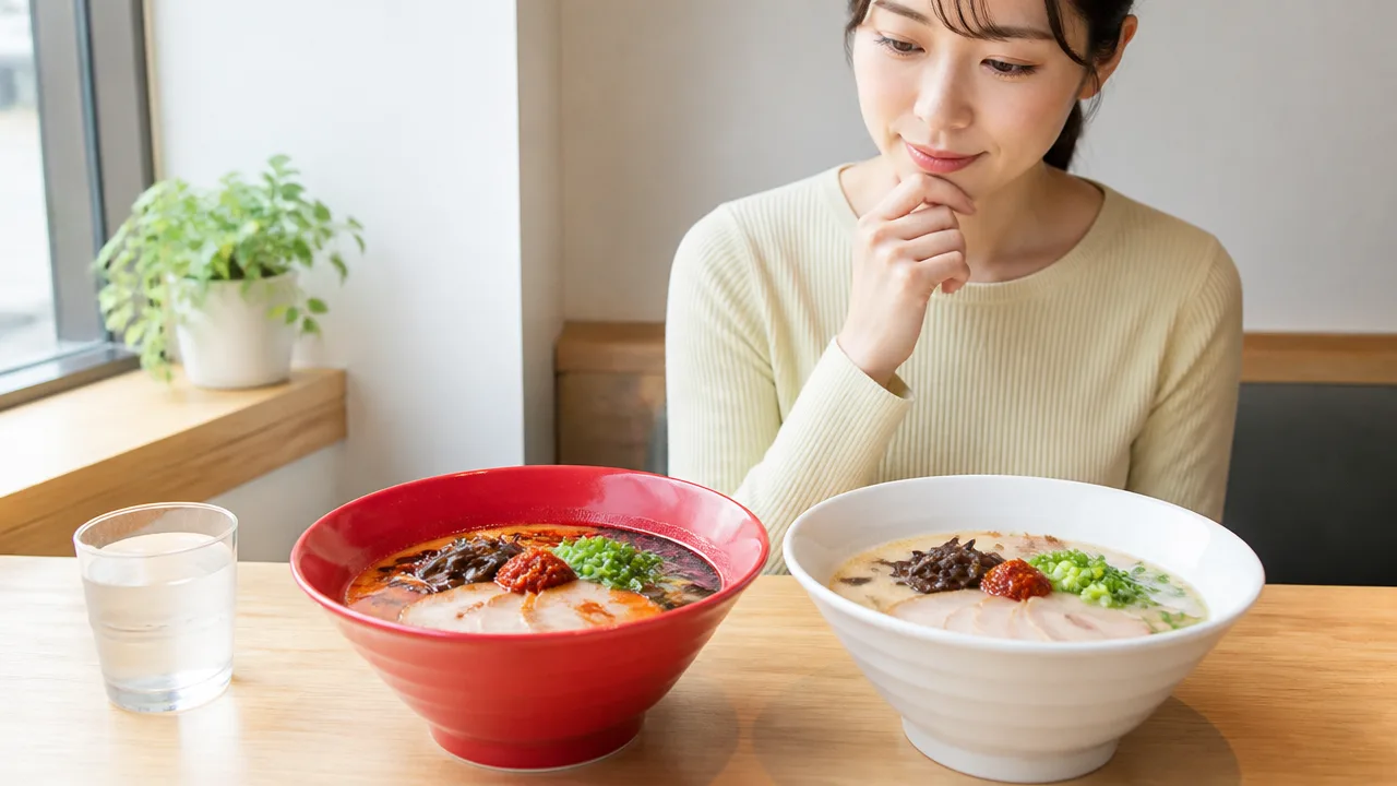 一風堂の赤と白はどっちがおすすめ?味や辛さの違いを比較