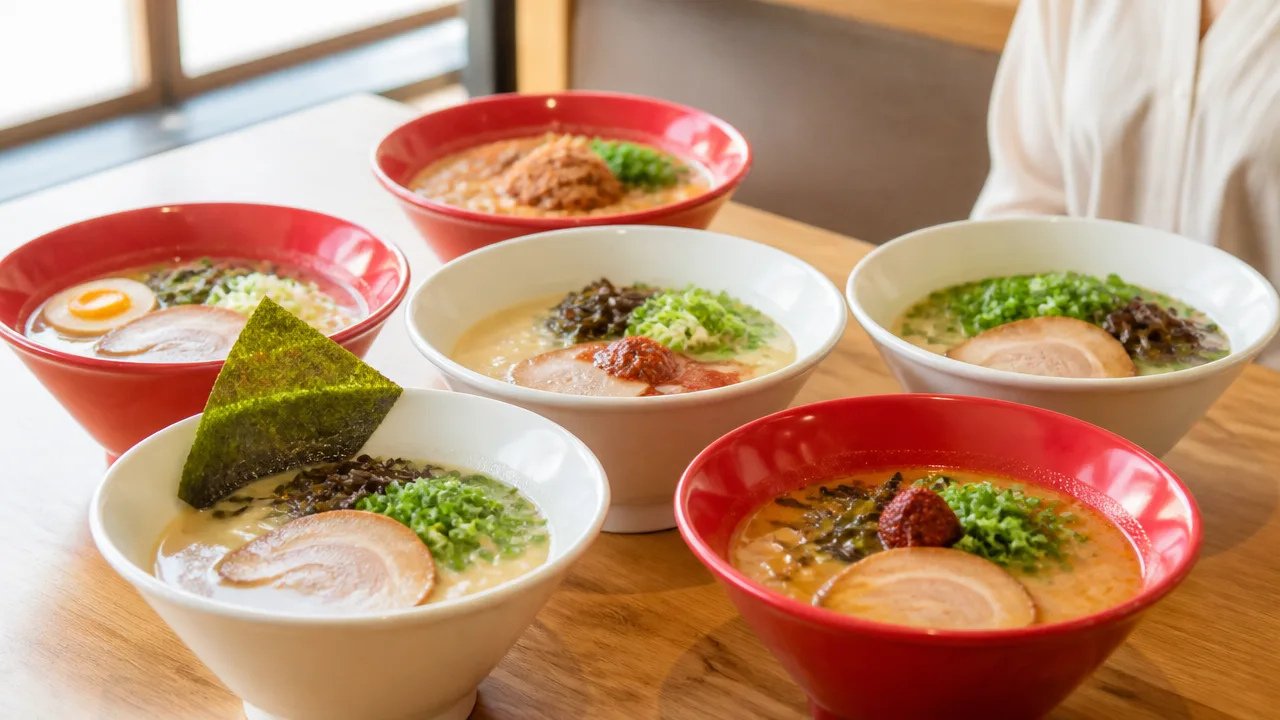 一風堂の赤と白はどっちがおすすめ?味や辛さの違いを比較