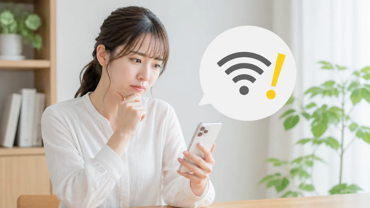 スマホの電波マークにビックリマークが出る原因と今すぐできる対処法