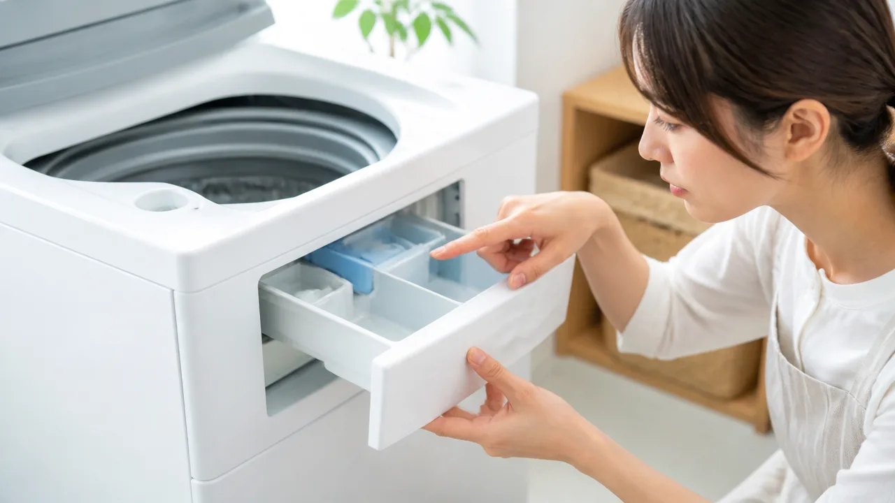 洗剤が投入口で固まる原因は？きれいに落とす方法と予防策