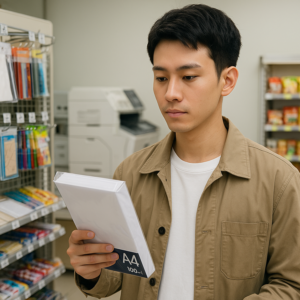 コピー用紙はコンビニで買える？サイズ・枚数・値段の目安をやさしく紹介