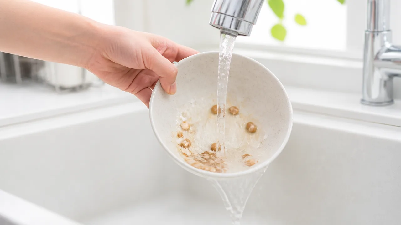 納豆のネバネバを消す方法は？簡単な落とし方と洗い方のコツ