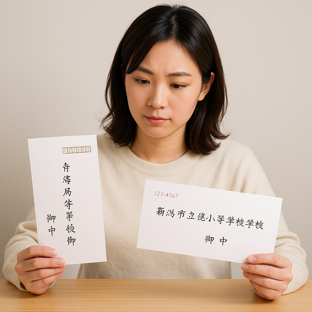 学校宛の封筒の書き方をやさしく確認|宛名・差出人・送るときのポイントまとめ