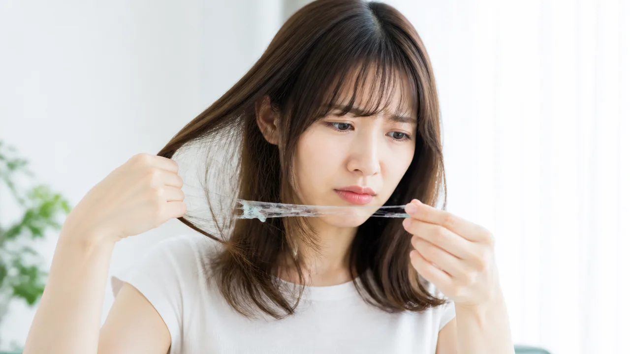 スライムが髪の毛についたときの取り方を状態別にやさしく解説
