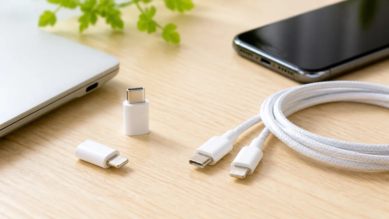 USB-C・Lightning変換は100均で買える?種類と選び方
